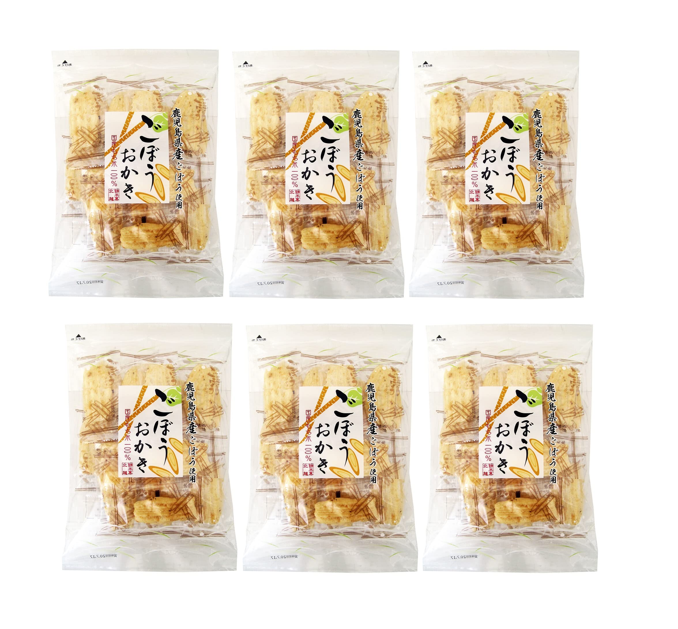 

Hokuetsu Burdock Rice Crackers FS 15 pieces x 6 bags