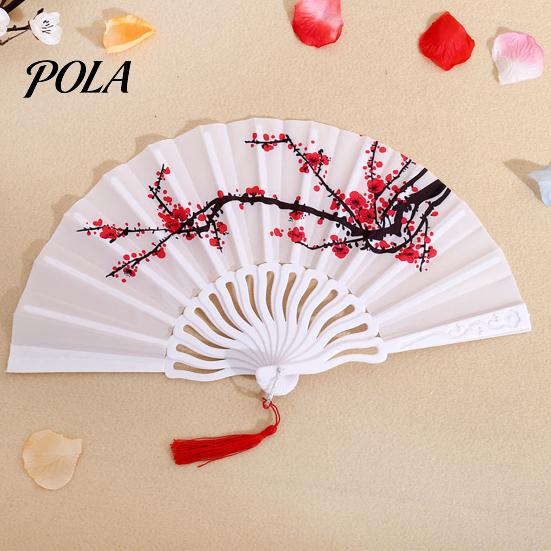 Folding Fan Glossy Texture Beautiful Various Styles Smooth Surface Fine Fans Workmanship Decoration Oxford Cloth Chinese Style Handheld Home