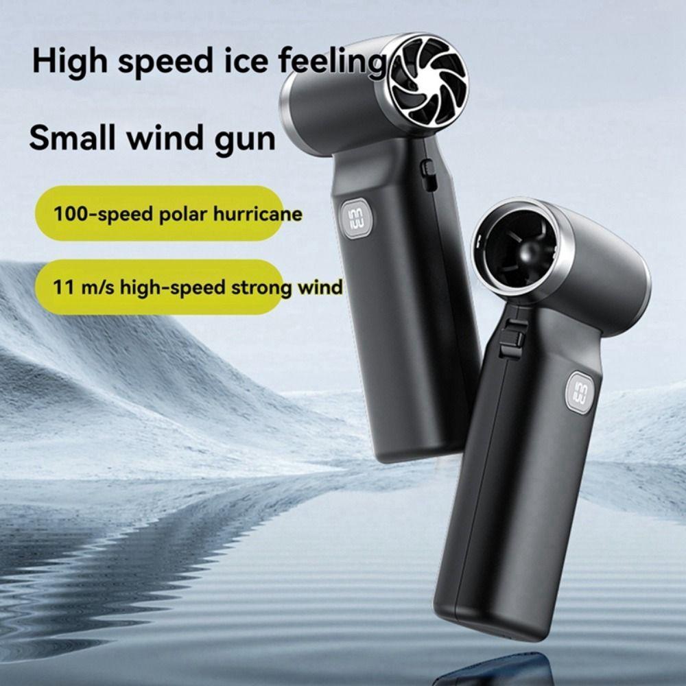 110000 RPM Portable Handheld Fan 100 Wind Speeds Powerful Dust Blower Mini Turbo Violent Fan  Home