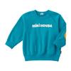 MIKIHOUSE Web Limited Back Logo Sweatshirt Pullover, Baby Kids, Size 110cm, Blue, Model 10-5620-682