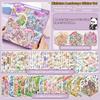 1Set Plus Size Cartoon Scenes Book Landscape Sticker Diy Toy Game Books 3D Sticker Cabin Scene Pocket Festival Birthday Gift