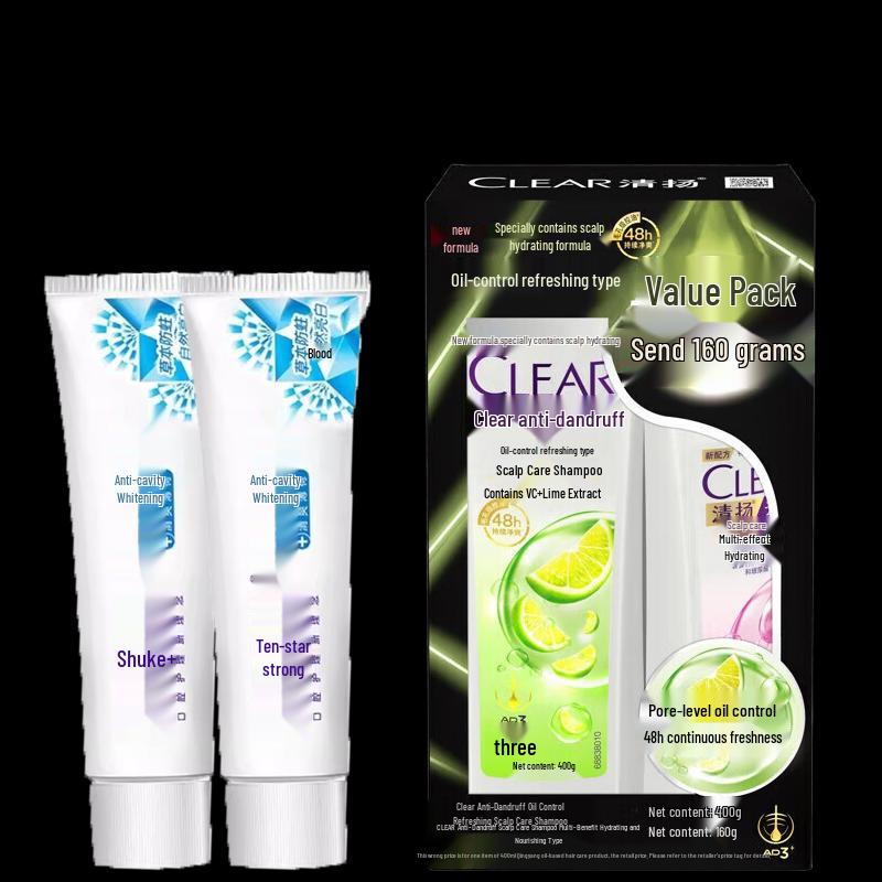

Sleek Toothpaste & Clear Shampoo Bundle