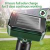 Solar Mouse Repeller Built-in Buzzer Outdoor Ultrasonic Vibrating Electronic Led Farm Snake