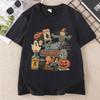 Halloween TShirt Unisexs Spooky Season Graphic Tee Pumpkin Ghost Scarecrow TShirt Cotton Short Sleeve Loose Tees