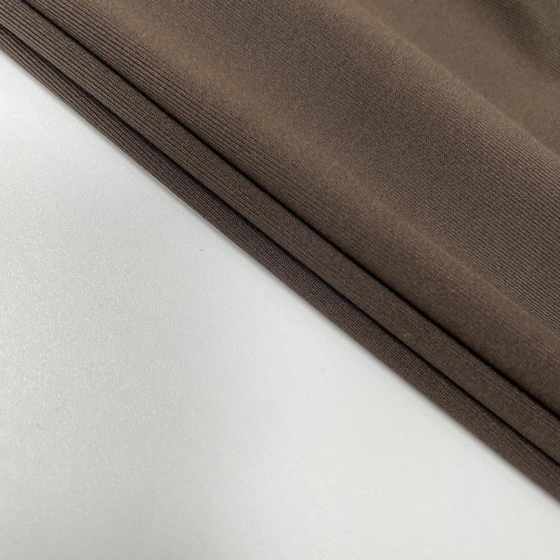 European and American Style Women's Autumn and Winter New Item Solid Color Fashionable Deep V Long Sleeved Waist Cinching Sexy Hip Hugging Dress