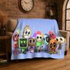 Spiel Dandy World Cartoon Weiche Flanelldecke, Warme Gemütliche Decke für Bett, Couch, Sofa, Schlafzimmer, Wohnzimmer, Reise, Camping
