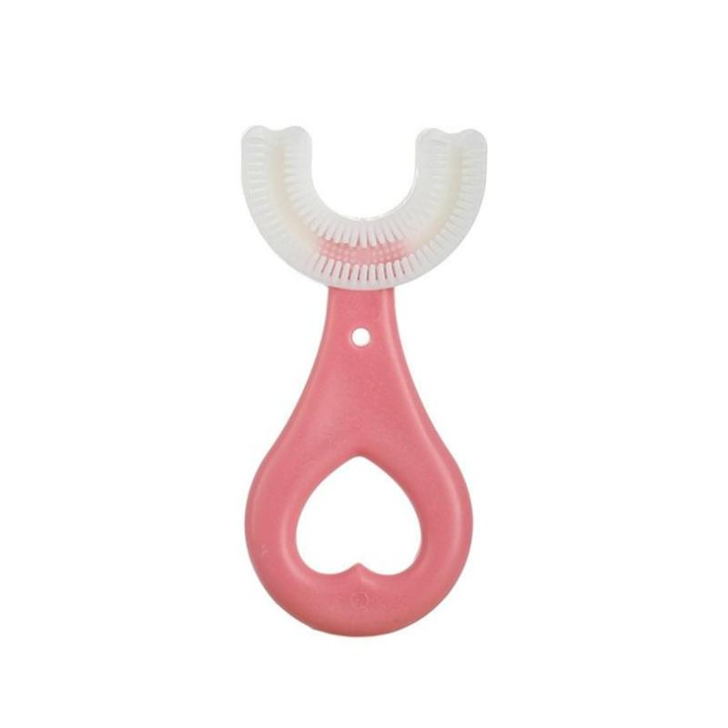 Kids Oral Care Children's U-shaped Toothbrush U-shaped Soft Bristles Mouth Toothbrush