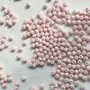 Perline in Ceramica Dipinta Tulipano e Farfalla Rosa Retrò per Braccialetti e Collane Fai da Te