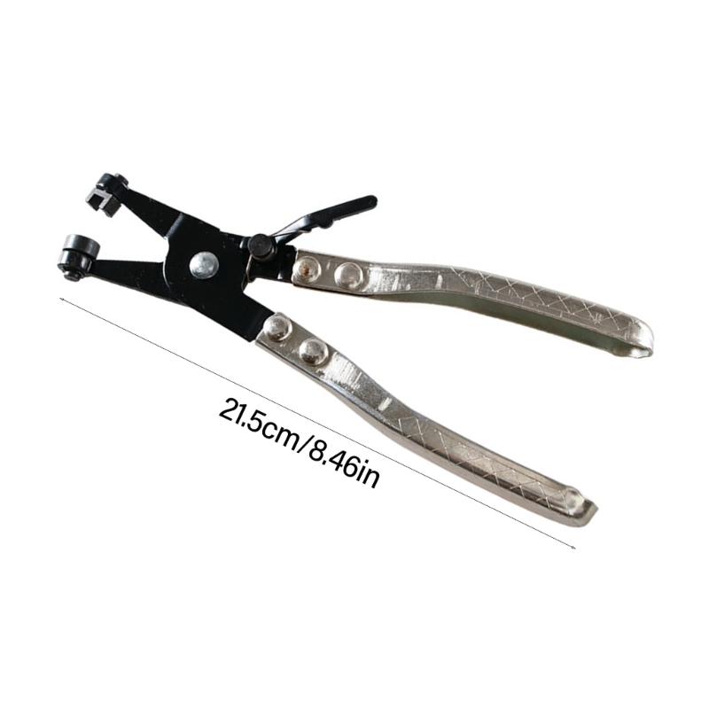 Flat Hose Clamp Plier Swivel Flat Band for Removal Installation of Rings Type or Flat-Band Hose Clamps Hose Locking Tool