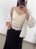 Women's Lace Camisole with Chest Pads - Sexy Backless V-Neck Bandeau Top