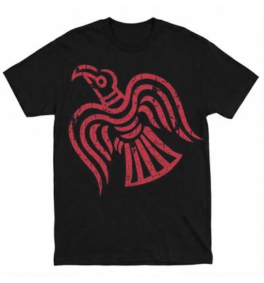 Viking Valhalla Nordic Ornament Tattoo T-Shirt 180 GSM | Classic Fit 100% Cotton