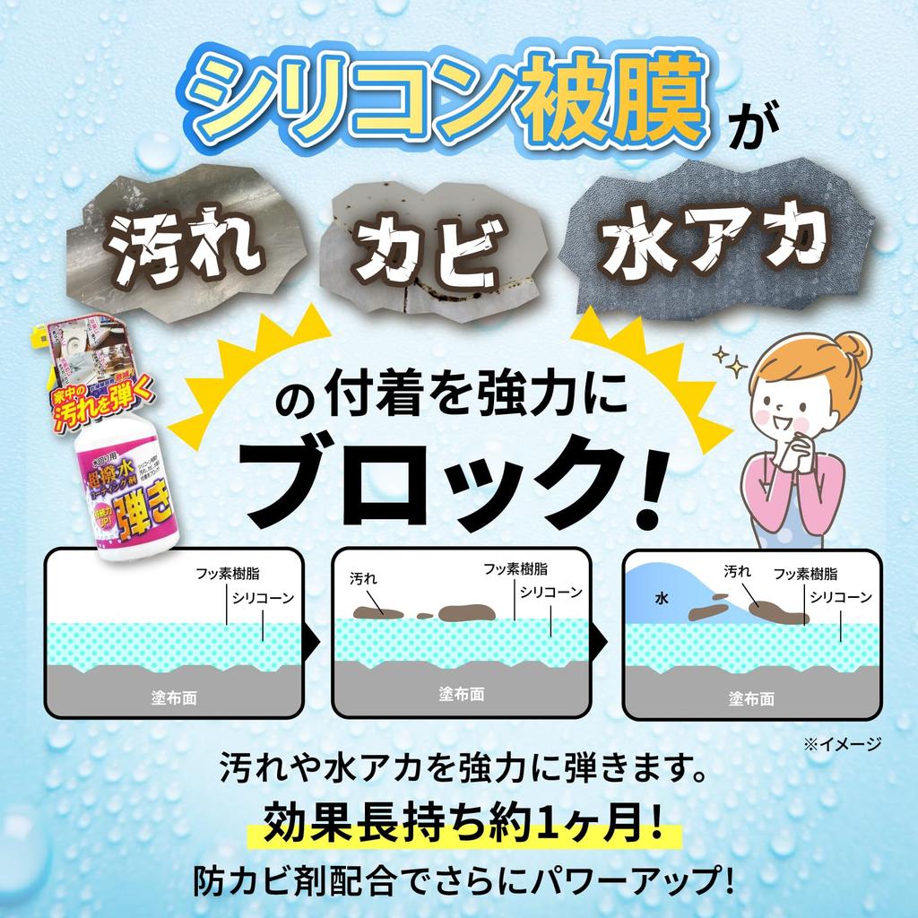 Tomokazu Super and Coating 500ml x 1 Tipo's Water-Repellent Stain-Resistant Spray, (500ml Item)