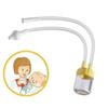 2 stücke Neugeborenen Baby Nasensauger Mund Saug Typ Nasale Absorption Reiniger für Infant Anti-reflux Silikon Booger Saug rohr