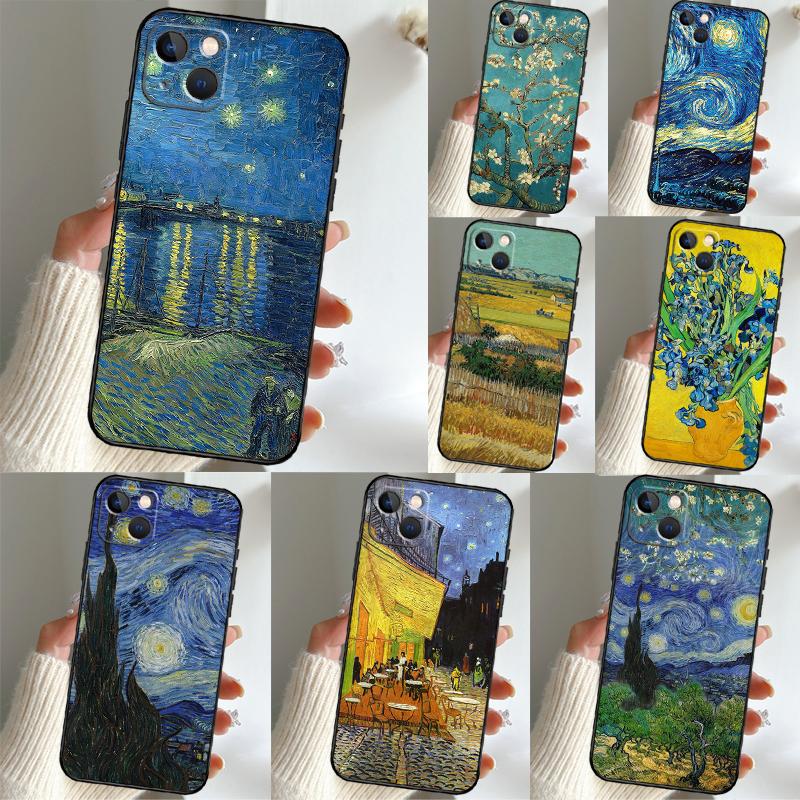 Oil Painting Van Gogh Case For Xiaomi Redmi Note 13 14 Pro 12 11 10 15 Pro Plus Redmi 15C 14C 13C 10C 12C 15 Cover