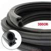 Universal Auto Weather Rubber Seal Door Strip Window Lock Trunk Hood Edge Trim K