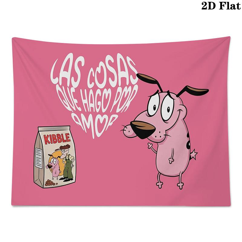 Courage Wall Tapestry Aesthetic Wall Hanging Printed Fabric Blanket Decorative Tapestries for Bedroom Living Room Home Decor