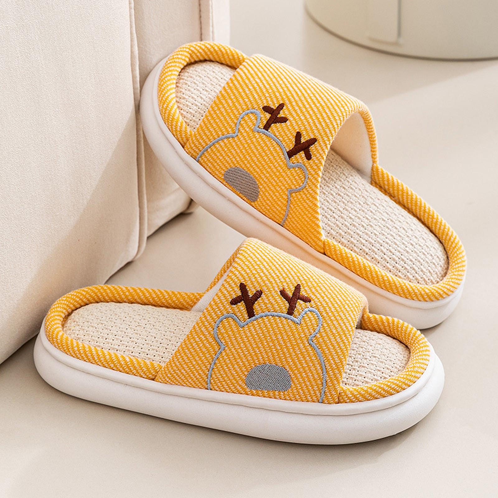 Summer Household Silent Cartoon Sandals 38 жёлтый