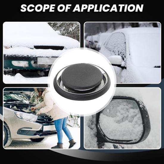 Yousheng 1/2/3 Stück Auto Schneeräumwerkzeug Tragbar SUV LKW Auto Fensterglas Winter Elektromagnetische Molekulare Interferenz Frostschutz Enteisung