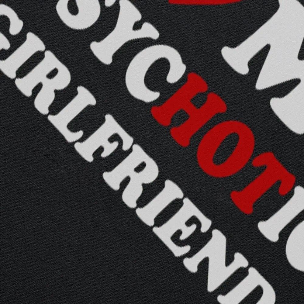 Novelty I Love My Hot Emo Girlfriend GF Red Heart T Shirts Graphic Cotton Streetwear Short Sleeve Birthday Gifts T-shirt