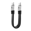 Silicone USB C To USB C Cable 80Gbps 8K@60Hz 240W Fast Charging Data Cord Video Cable for Smartphone Laptops