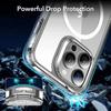 Protective Case - E.F.CONNECTION - for iPhone 14 Pro - Shockproof - Transparent - Magnetic Circle
