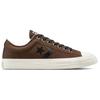 Converse Star Player 76 comfortable and versatile support low-top canvas shoes for both men and women in brown and white