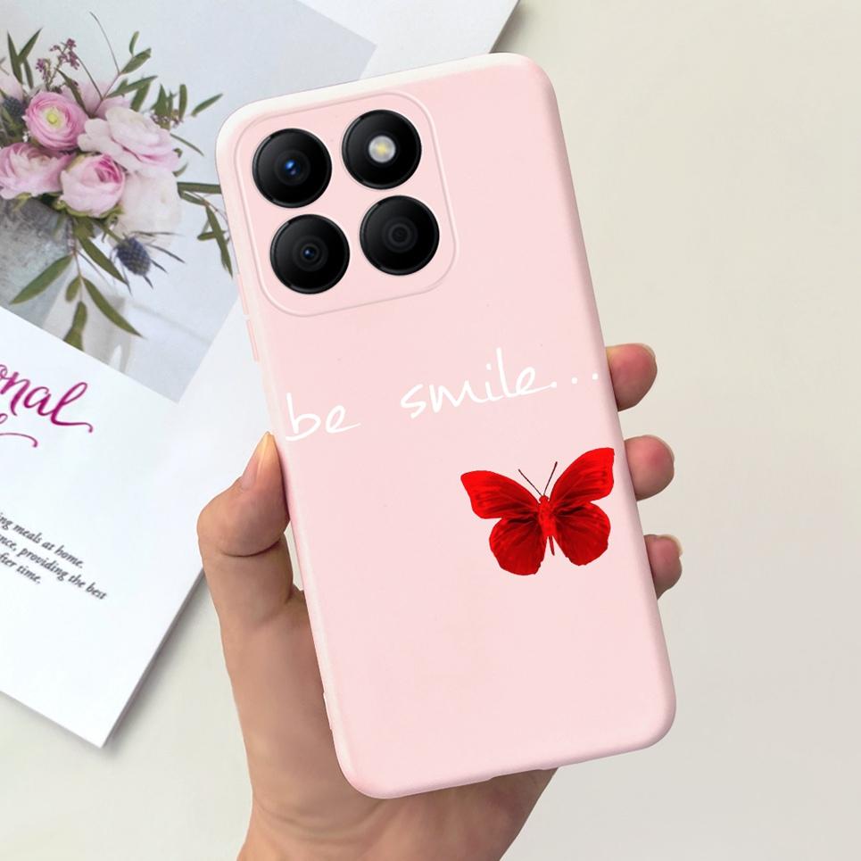 Women Fashion Girly Phone Case For Huawei Honor X9b Honor X8b Coque Funda Flower Pattern Soft Silicone Funda HonorX9b 5G Coques