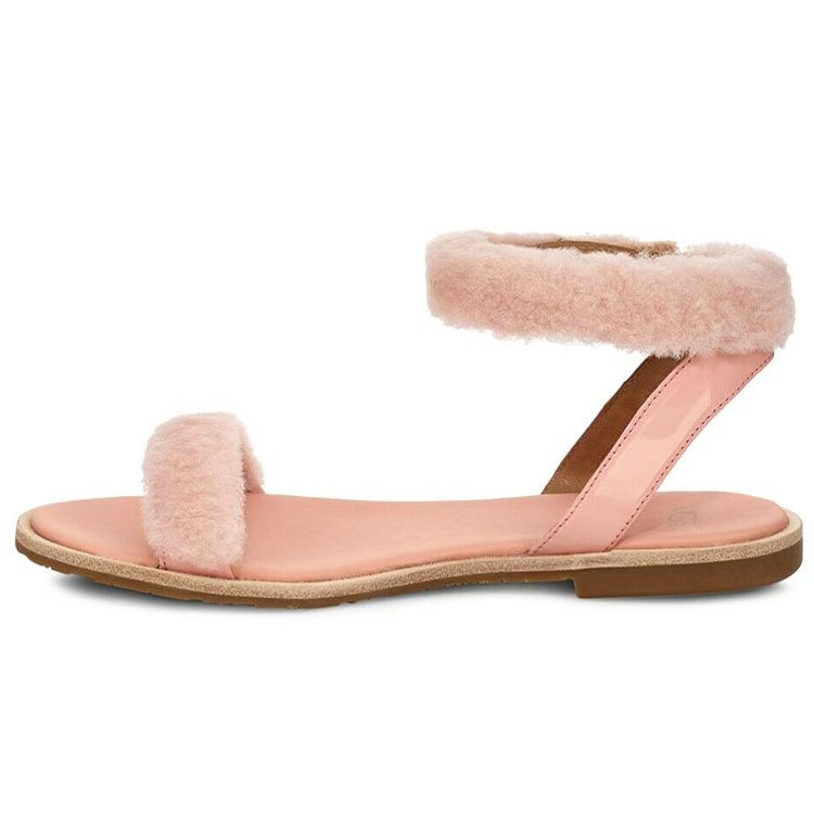 UGG Fluff Springs Lightweight Comfortable Sports Sandals Women sandals Pink 1101438-SSET 37.5