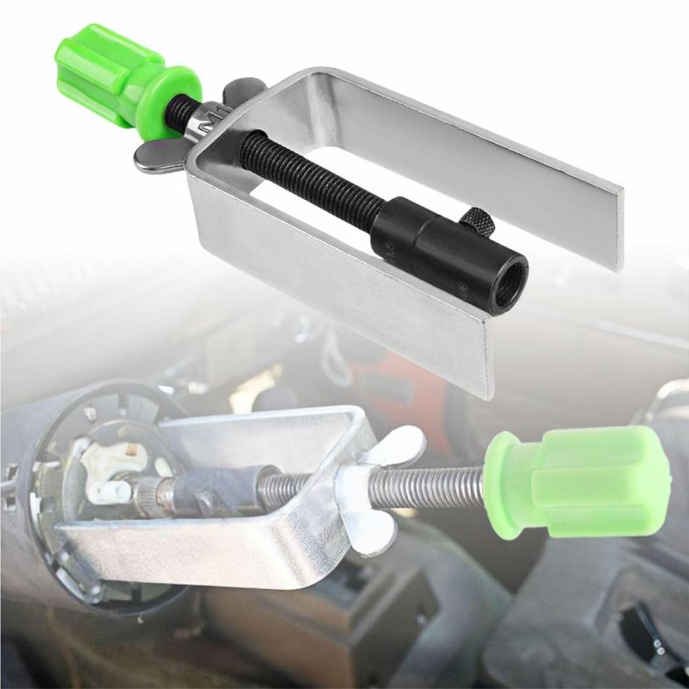 Heavy Duty Lock Plate Retainer Tool Steel Splitter Steering Wheel Puller  Auto Repair
