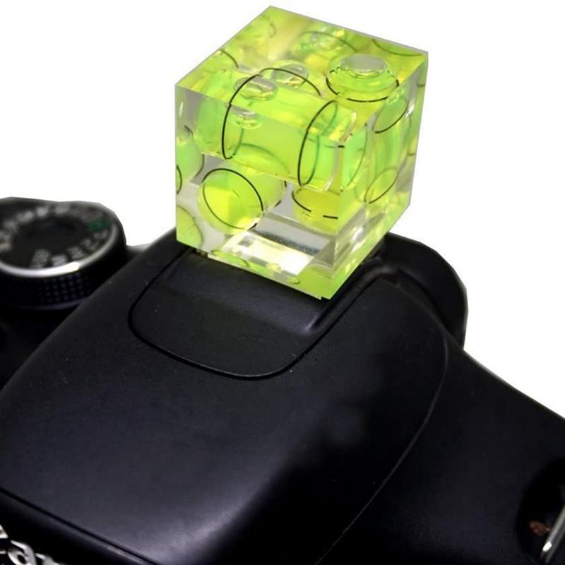 Spirit Level  Shoe Camera Level 3 Axis Bubble Spirit Level For Canon Nikon Olympus Pentax Digital And Film Cameras