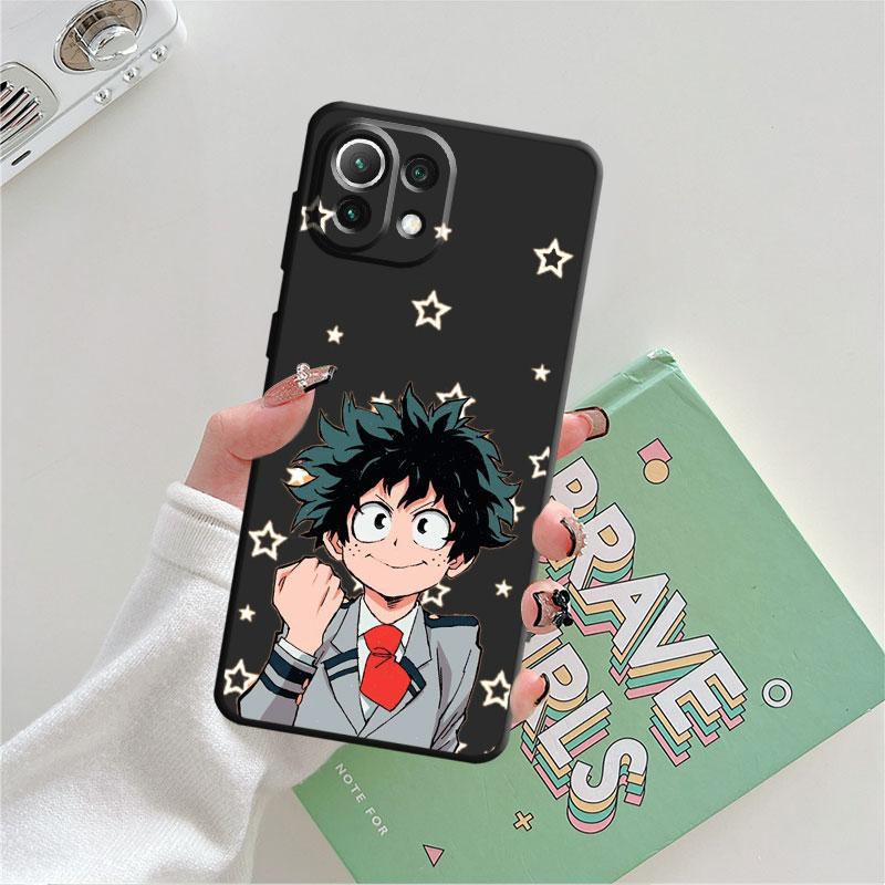 Anime My Hero Academia Case for Xiaomi Mi 11i 12X 11 Lite 11X 10T 12 Pro 11T 10 10S 12S Ultra TPU Black Phone Cover Shell