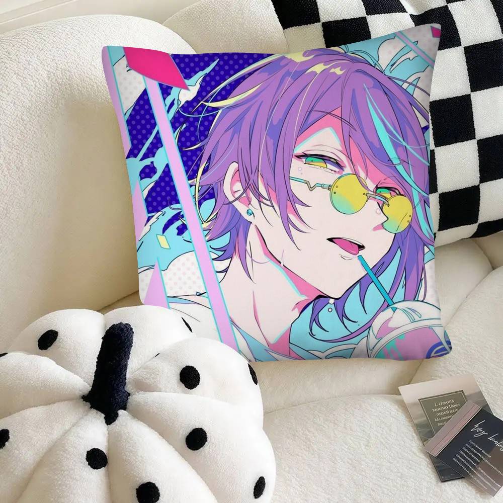 Kamishiro Rei Cool P-ProjectS S-SEKAI Pillow Case Square Pillow Bedroom Sofa Leisure Comfort Cushion Car Home Decoration