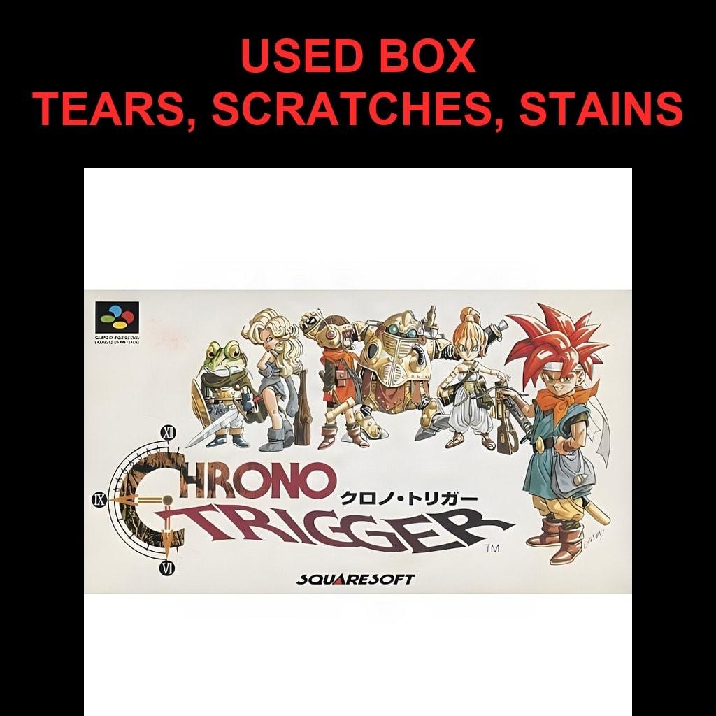 Used Chrono Trigger SFC SNES Super Famicom SHVC-ACTJ tested working Nintendo RPG Square NTSC-J Super Nintendo Cartridge
