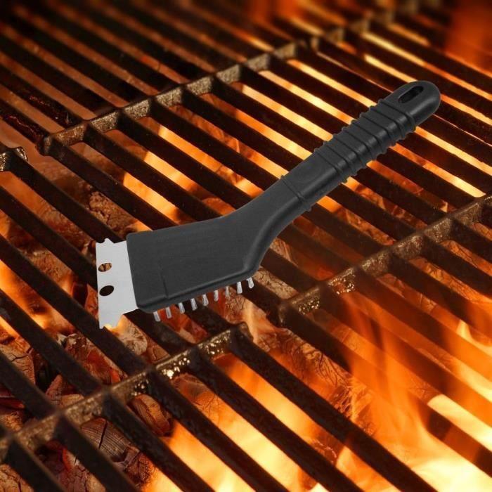 Barbecue Brush - Stainless Steel - 21x7.5cm - Grill Cleaning - Scraper Spatula - 88g
