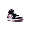 Air Jordan 1 Mid Cactus Flower Women Sneakers Black White BQ6472-005