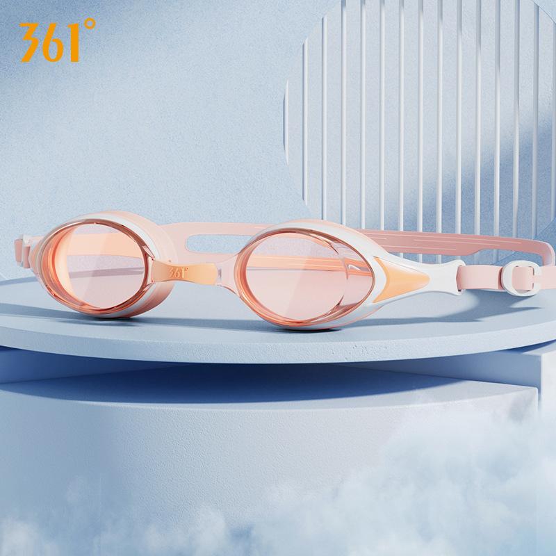

361°Взрослые противотуманные профессиональные очки для плавания в воде, очки с защитой от УФ-излучения для мужчин и женщин, регулируемые силиконовые очки для серфинга на пляже Other розовый