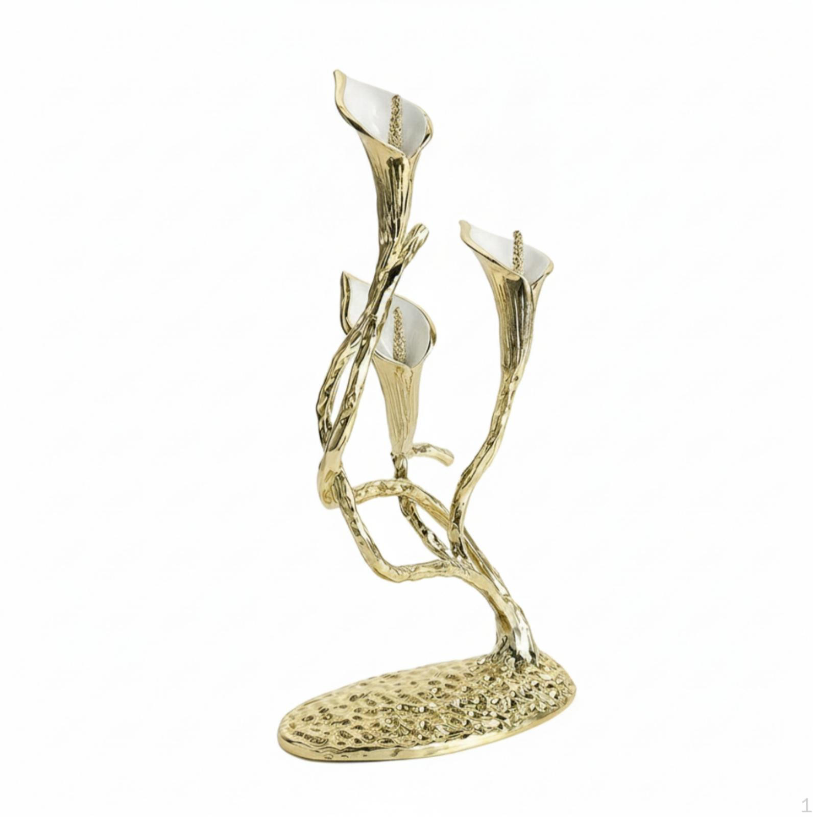 ThreeHead Candelabra Sculptural Candlestick Holder with