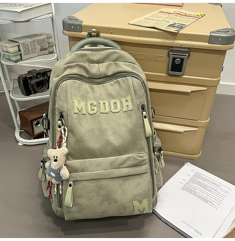 Schoolbag manufacturers wholesale backpack large capacity air cushion outdoor travel bag computer bag lightweight junior high school high school