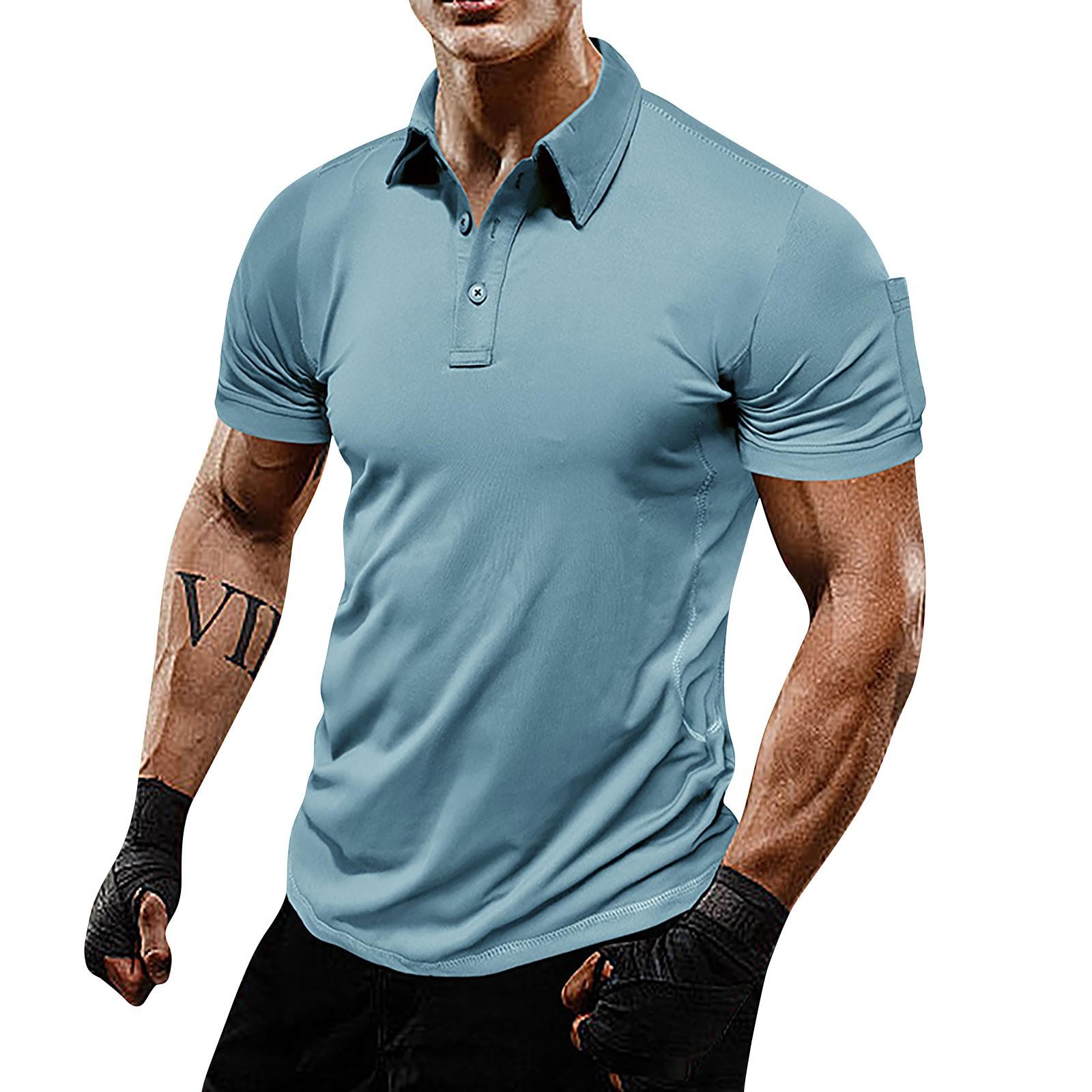 

Мужской спортивный открытый топ с открытой трубкой, повседневный летний однотонный топ XL небесно-голубой