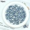 10Pcs Little Fish Ceramic Beads Diy Necklace Earrings Jewelry Accessories Pendants Loose Beads For Crafting