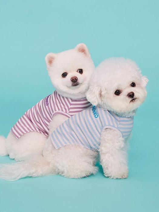 MIMINKO Striped Sleeveless T-Shirt [DW3MT1270]