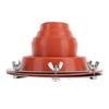 Tent Stove Jack Kit High Temp Silicone Pipe Boot Flashing Roof Flue Kit Compatible with Triple Wall