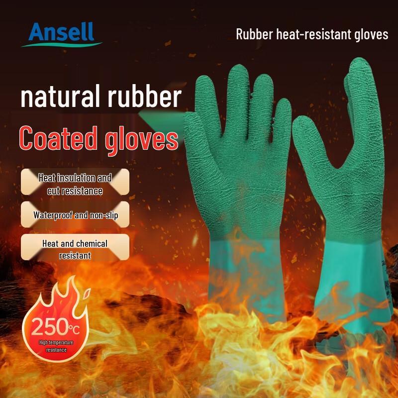 Ansell 16-650 Heat & Cut Resistant Industrial Gloves Size 9
