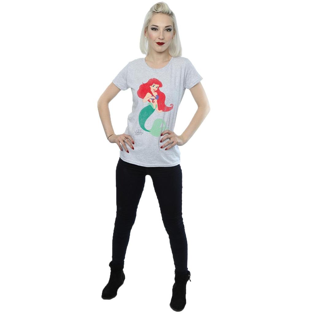 Disney Princess Womens/Ladies Classic Ariel Cotton T-Shirt