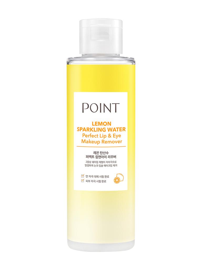 Point Lemon Sprudelwasser Perfekter Lippen- und Augen-Make-up-Entferner 150ml