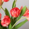 Artificial Tulips Vibrant Floral Arrangement Wedding Flowers Silk Fabric Artificial Flower For Special Occasion Romantic Table