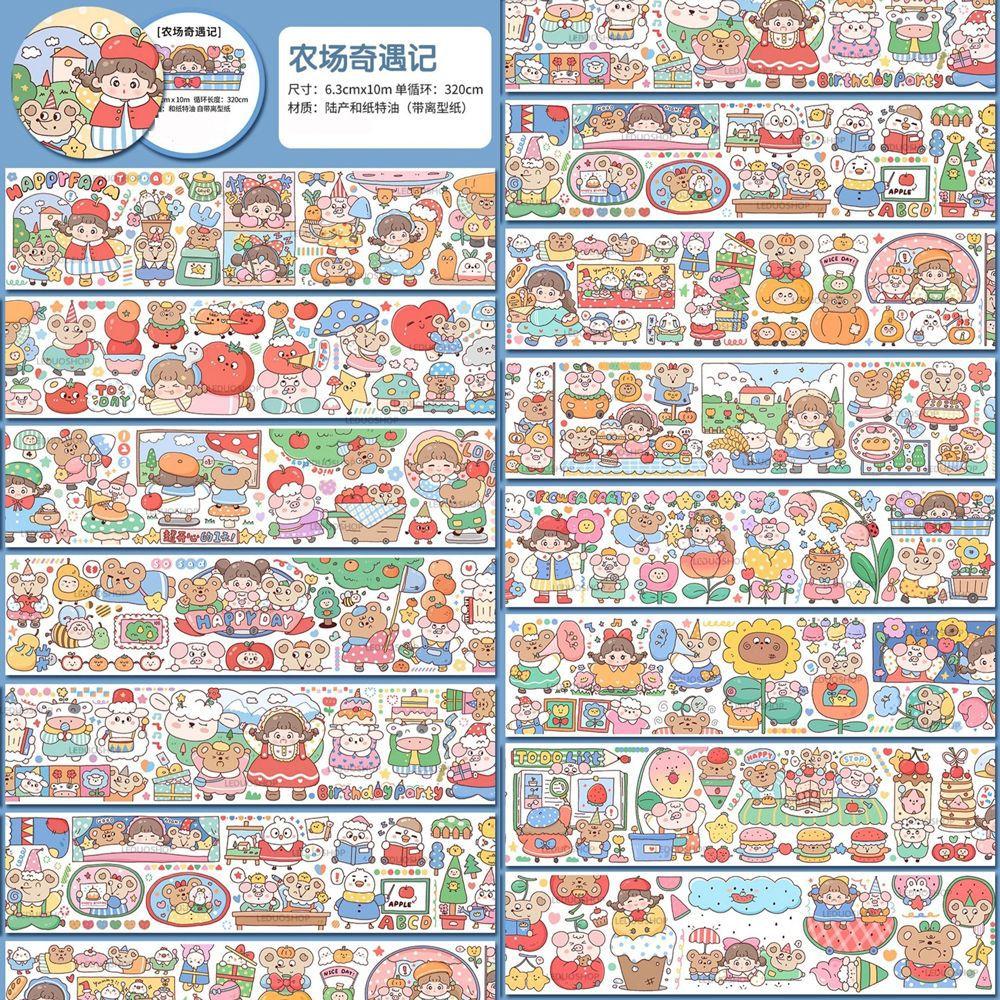 

1pcs/1lot Decorative Adhesive Tapes Fairy tales Girls Masking Tapes Scrapbooking DIY Paper Japanese Stickers