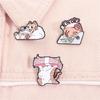 Quirky Kitten Pin Lightweight Fashion Decoration Practical Metal Accessory For Pet Enthusiasts And Colleagues