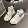 High Top Women's Platform Shoes Autumn New Casual Sports Shoes Girls Thick Soled Small White Shoes Soft Soled Running Sneakers