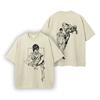 JoJo's Bizarre Adventure Bruno Bucciarati Printed Tee Men Women Washed Cotton T-shirt Vintage T Shirt Sticky Fingers Streetwear